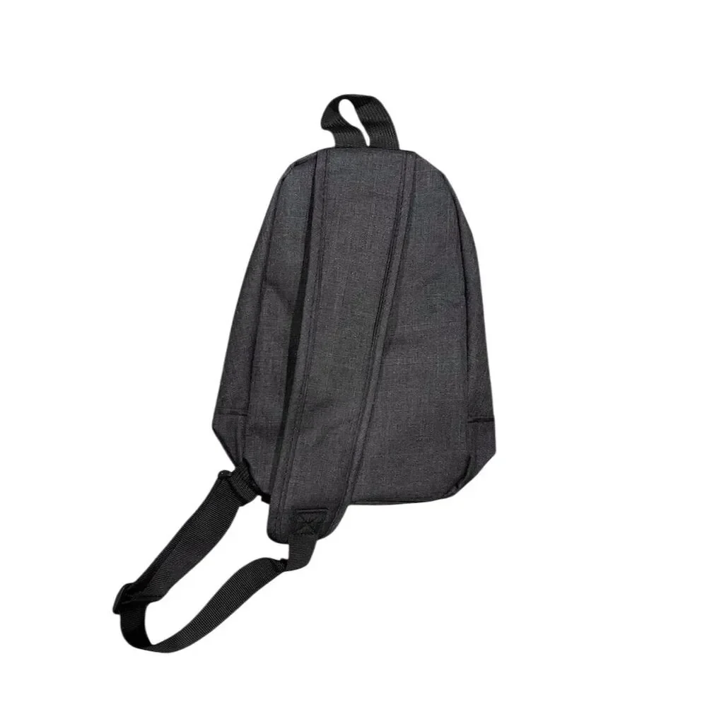 Unisex Sling Backpack Black Adjustable Strap
